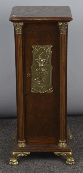 NUDE FRONT WOOD SLOT MACHINE STAND                