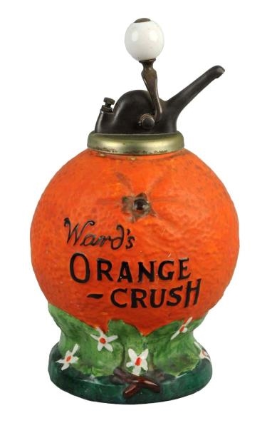 WARDS ORANGE CRUSH SYRUP DISPENSER.               