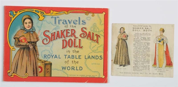 UNCUT 1911 BOOK "TRAVELS OF THE SHAKER SALT DOLL".