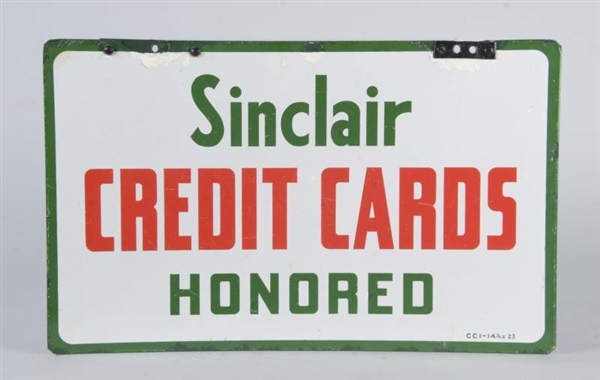 SINCLAIR CREDIT CARD HONORED DSP SIGN             