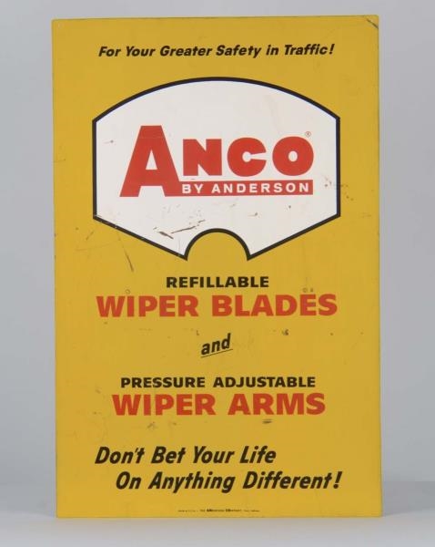 ANCO WIPER BLADES SINGLE SIDED TIN SIGN           
