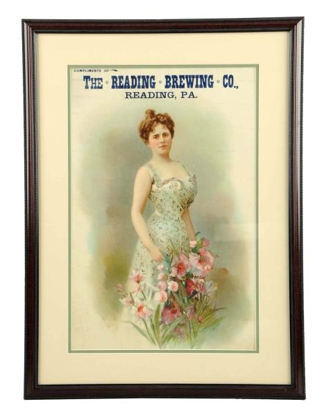 READING BREWING CO. ADVERTISING POSTER.           
