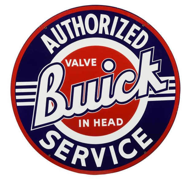 BUICK VALVE-IN-HEAD AUTHORIZED SERVICE SIGN.      