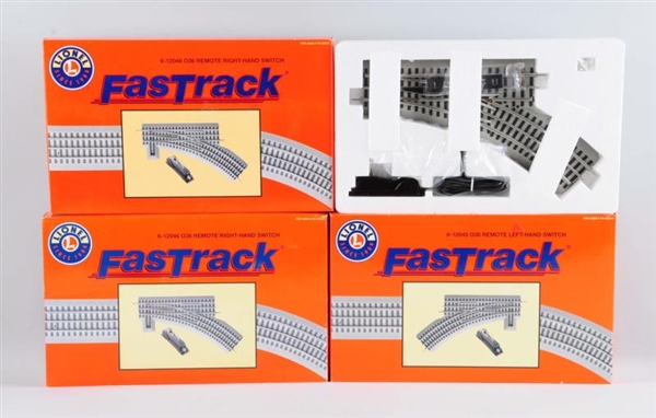 LOT OF 3: FAST TRACK O GAUGE SWITCHES.            