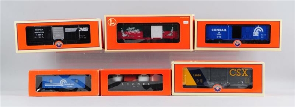 LOT OF 6: ROLLING STOCK.                          