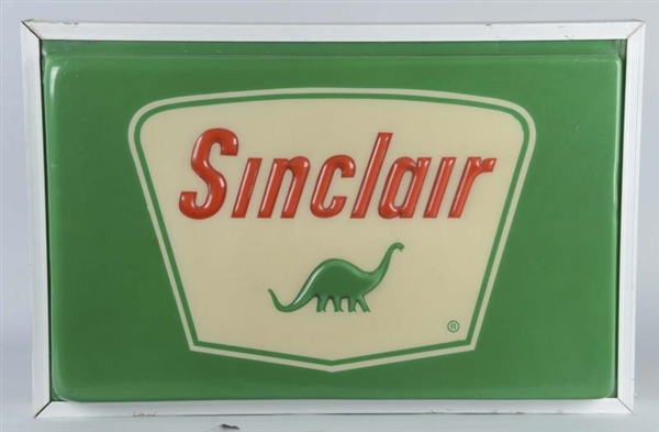 LIGHTED SINCLAIR SIGN                             