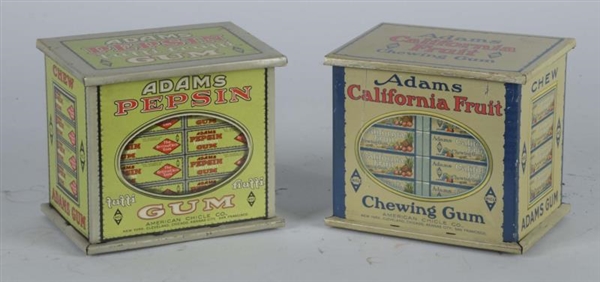 LOT OF 2: COUNTERTOP CHEWING GUM TINS             