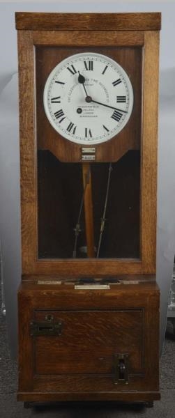 THE GLEDHILL-BROOK TIME RECORDERS TIME CLOCK      