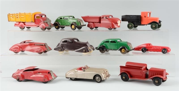 LOT OF 11: ASSORTED VEHICLES.                     