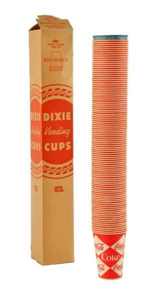 DIXIE VENDING CUPS IN BOX.                        