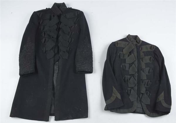 LOT OF 2: UNKNOWN PATROL TUNIC & FROCK COAT.      