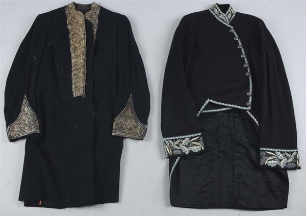 LOT OF 2: FROCK COAT & OFFICERS TAILCOAT.        