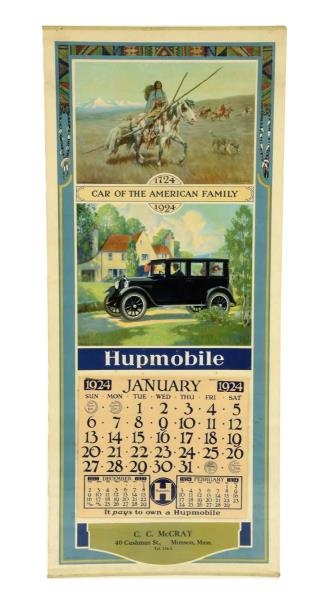1924 HUPMOBILE ADVERTISING CALENDAR.              