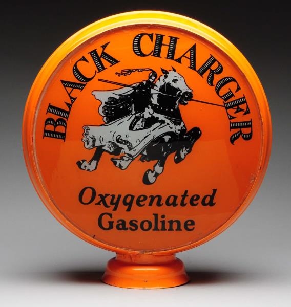 BLACK CHARGER OXYGENATED 15" SINGLE GLOBE LENS.   