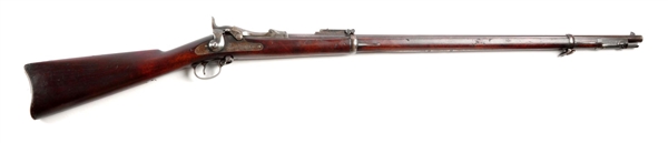 (A) SPRINGFIELD MODEL 1884 TRAPDOOR RIFLE.        