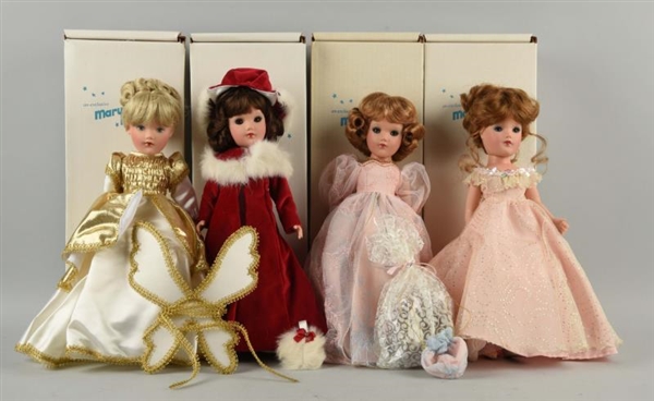 LOT OF 4: BOXED CONTEMPORY MARY HOYER DOLLS.      