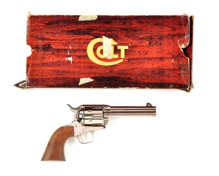 (M) BOXED COLT SINGLE ACTION ARMY REVOLVER.       