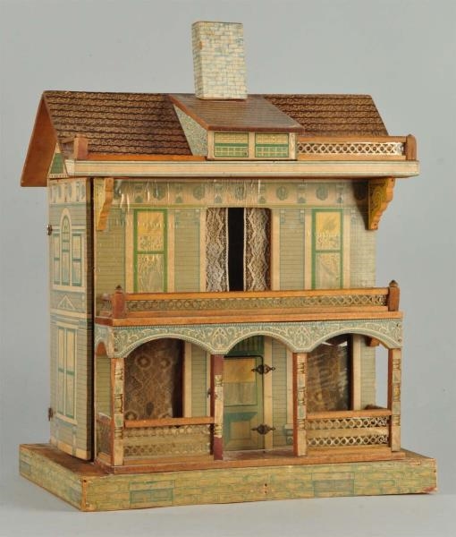 LARGE ANTIQUE DOLL HOUSE.                         