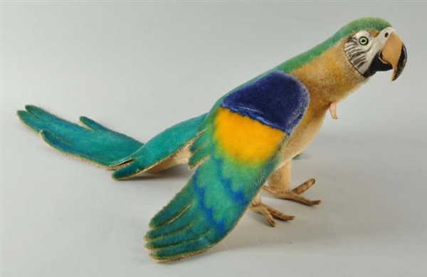 INCREDIBLY RARE STEIFF STUDIO PARROT WITH ALL IDS.