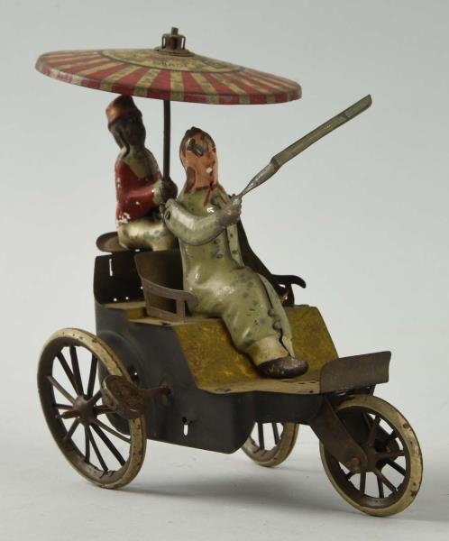 LEHMANN TIN LITHO WIND UP TOY NEW CENTURY CYCLE.  