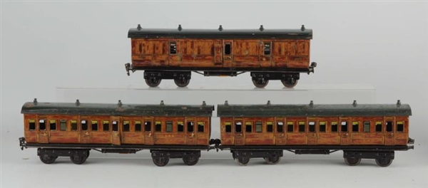 LOT OF 3:  GAUGE 1 MARKLIN FOR GAMAGES COACHES.   