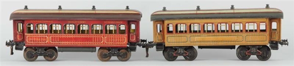 LOT OF 2: GAUGE 1 BING CONTINENTAL COACHES.       