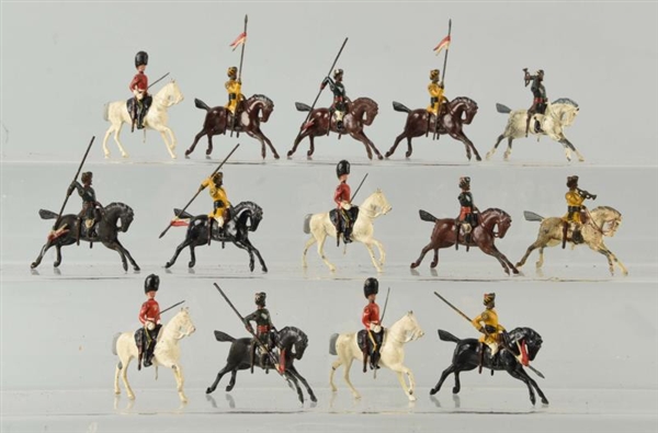 LOT OF 15: BRITAINS MOUNTED FIGURES.              