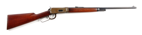 (C) WINCHESTER MODEL 55 T.D. LEVER ACTION RIFLE.  