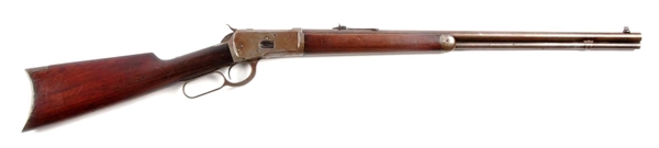 (C) WINCHESTER MODEL 1892 LEVER ACTION RIFLE.     