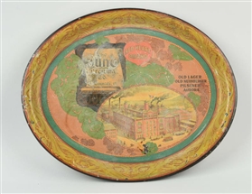 JUNG BREWING CO. ADVERTISING SERVING TRAY.        