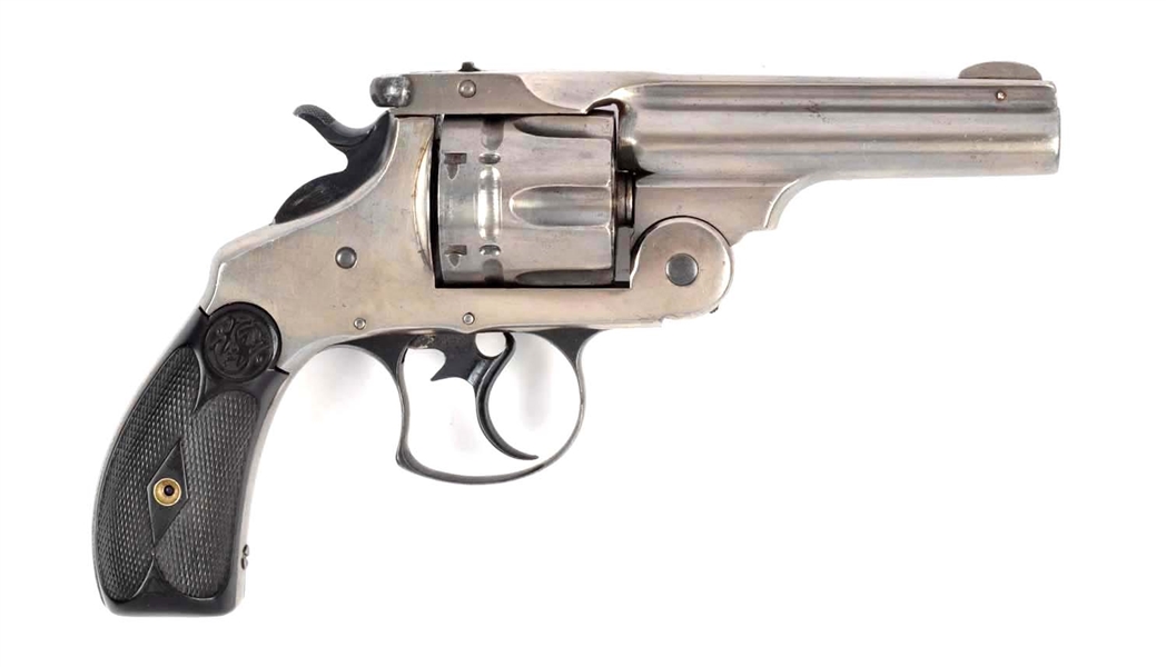 (A) S&W NEW MODEL NO. 3 DOUBLE ACTION REVOLVER.   