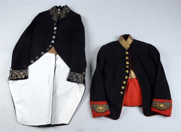 LOT OF 2: BRITISH & FRENCH OFFICERS UNIFORMS.    