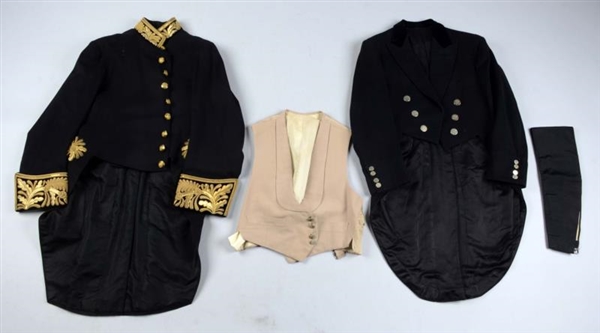 LOT OF 2: BRITISH OFFICER OR DIPLOMATS UNIFORMS. 