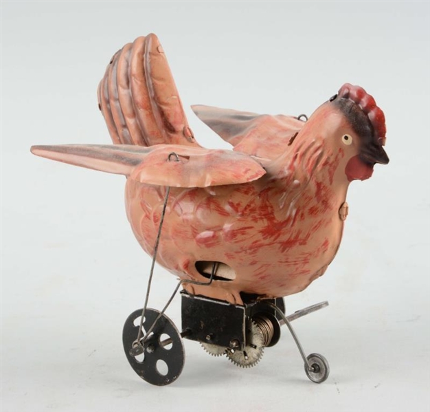 TIN WIND-UP ROOSTER.                              