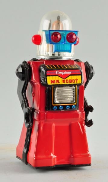 JAPANESE CRAGSTAN BATTERY-OPERATED MR. ROBOT TOY. 