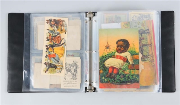 VERY LARGE LOT OF VINTAGE TRADE CARDS.            