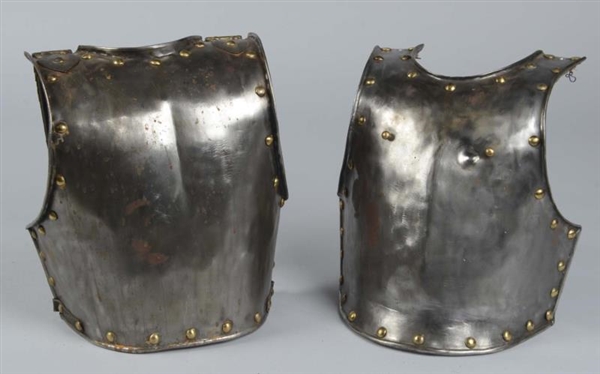 HEAVY CUIRASS WITH MUSKET DENT.                   