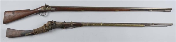 (A)LOT OF 2:MUSKET CONVERSION & MID-EASTERN RIFLE.