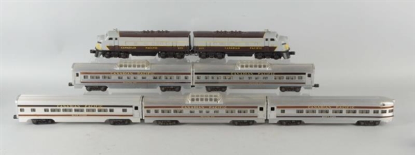 LOT OF 4: LIONEL NO. 2296W CANADIAN PACIFIC SET.  