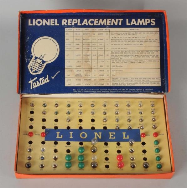 LIONEL NO. 123 REPLACEMENT LAMP ASSORTMENT.       