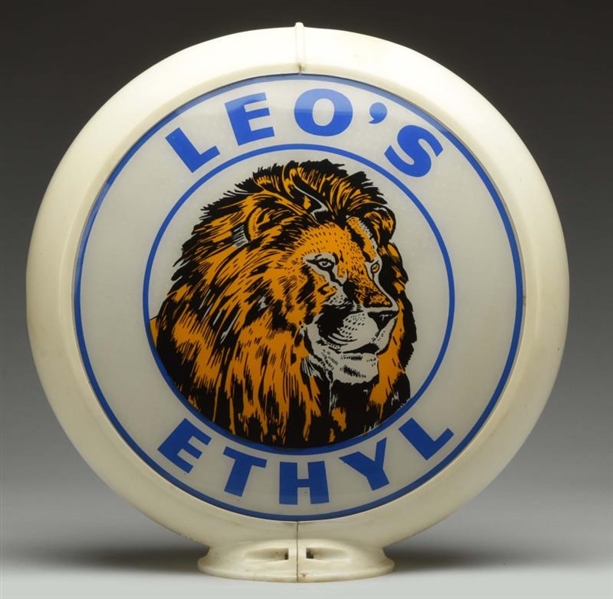 LEOS ETHYL W/ LION LOGO13-1/2" GLOBE LENSES.     