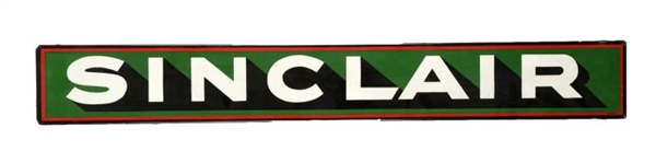 SINCLAIR (SHADED LETTERS) PORCELAIN SIGN.         