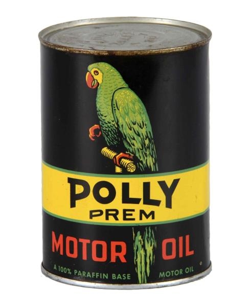 POLLY PREM MOTOR OIL ONE QUART CAN.               