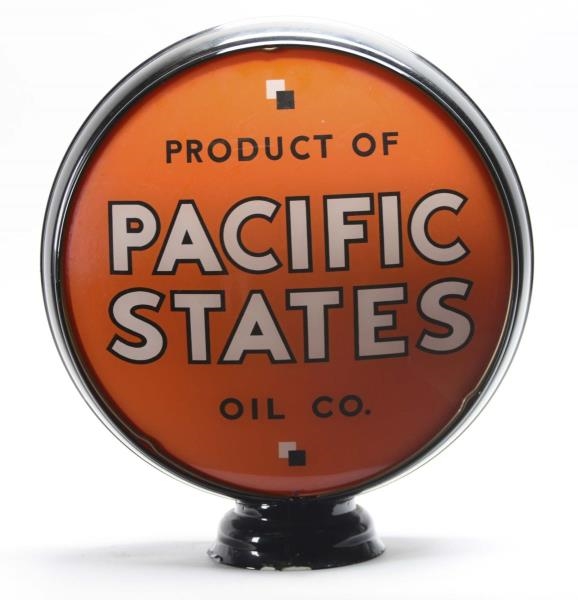 PACIFIC STATES OIL 15" GLOBE LENSES.              