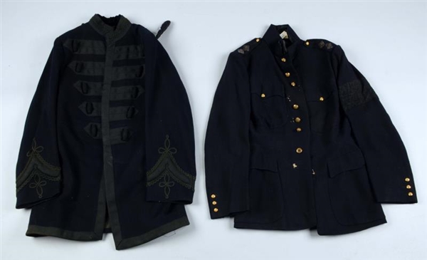 LOT OF 2: FROCK COAT AND TUNIC.                   