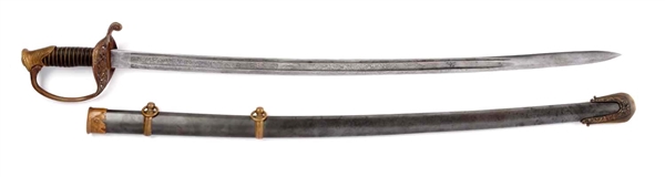 REGULATION 1850 FOOT OFFICERS SWORD.             