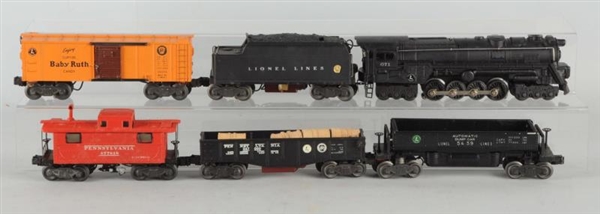 LOT OF 6: LIONEL NO. 4109WS FREIGHT SET.          