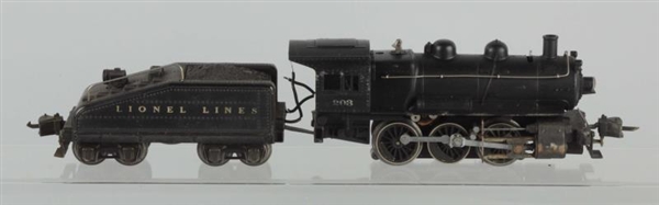 LOT OF 2: LIONEL NO. 203 SWITCHER & TENDER.       