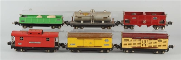 LOT OF 6:  LIONEL 800 SERIES FREIGHT CARS.        