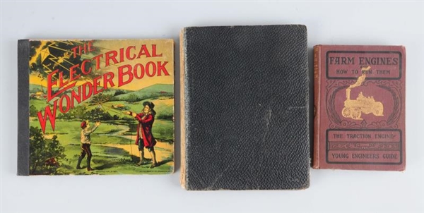 LOT OF 3: EARLY AGRICULTURE RELATED BOOKS.        